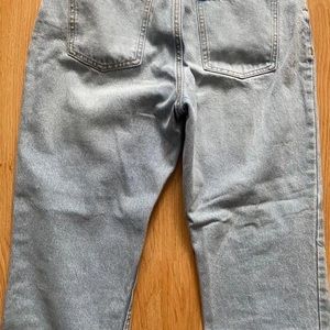 Classic Black GarmentPlt petite light blue Wash trousers